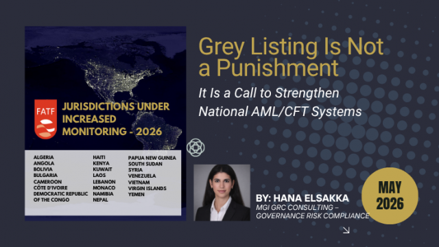 Grey Listing Is Not a Punishment: It Is a Call to Strengthen National AML/CFT Systems