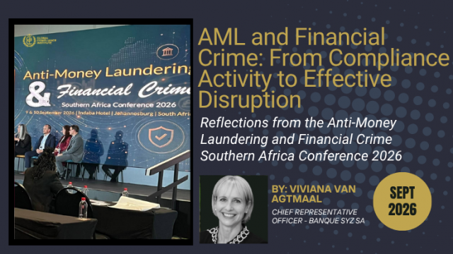 AML and Financial Crime: From Compliance Activity to Effective Disruption